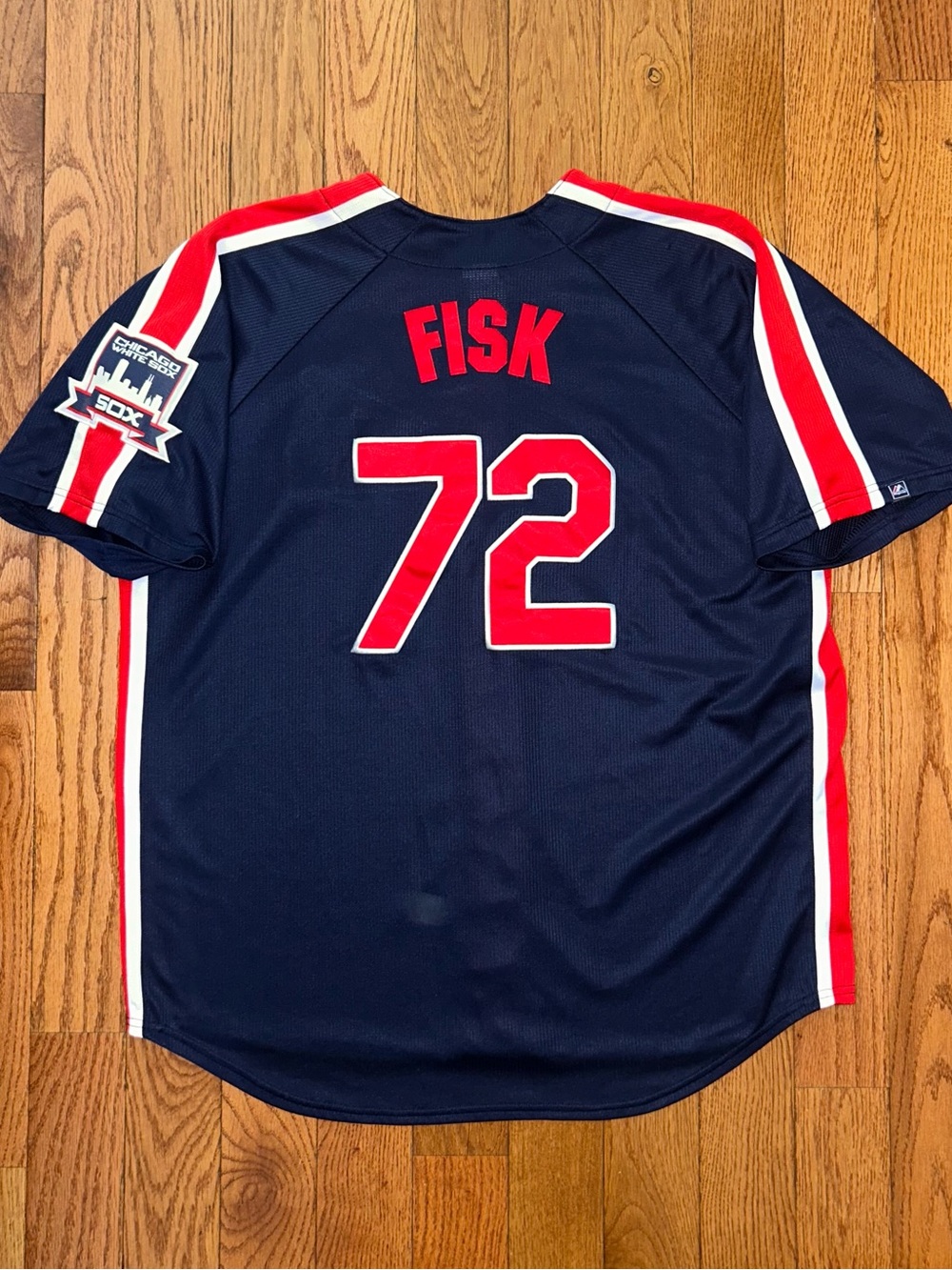 Carlton Fisk Chicago White Sox Cooperstown Collection Jersey Size XL